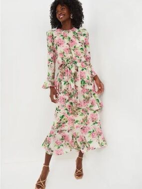 NWOT Tuckernuck Gossamer Pink Hydrangea Sasha Dress – size S